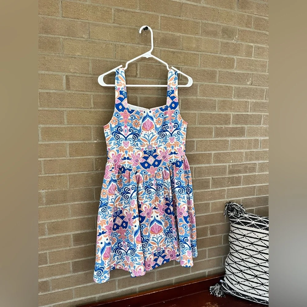 Flying Tomato Blue and Pink Mini Dress - Picture 3 of 5